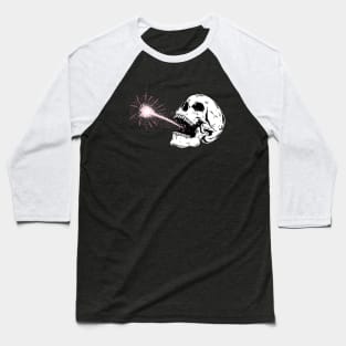 Skull breathing fireworks Baseball T-Shirt